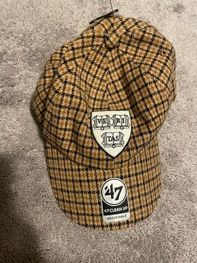 47 Plaid Veritas Heritage Brown Adjustable Baseball Cap